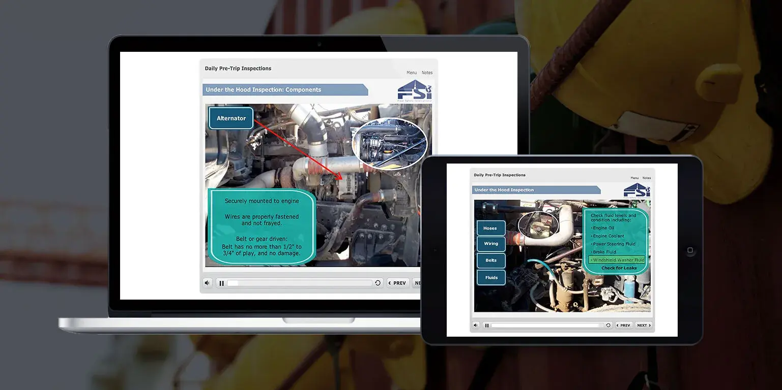 Daily Pre-Trip Inspections Online Training